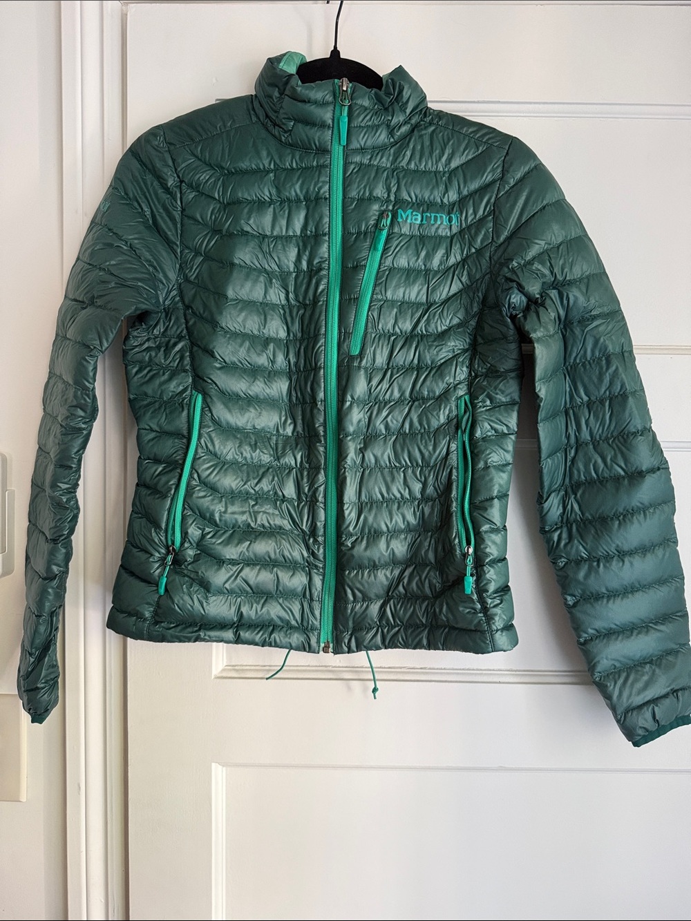Marmot Women's Dark Teal Quilted Packable Puffer Jacket